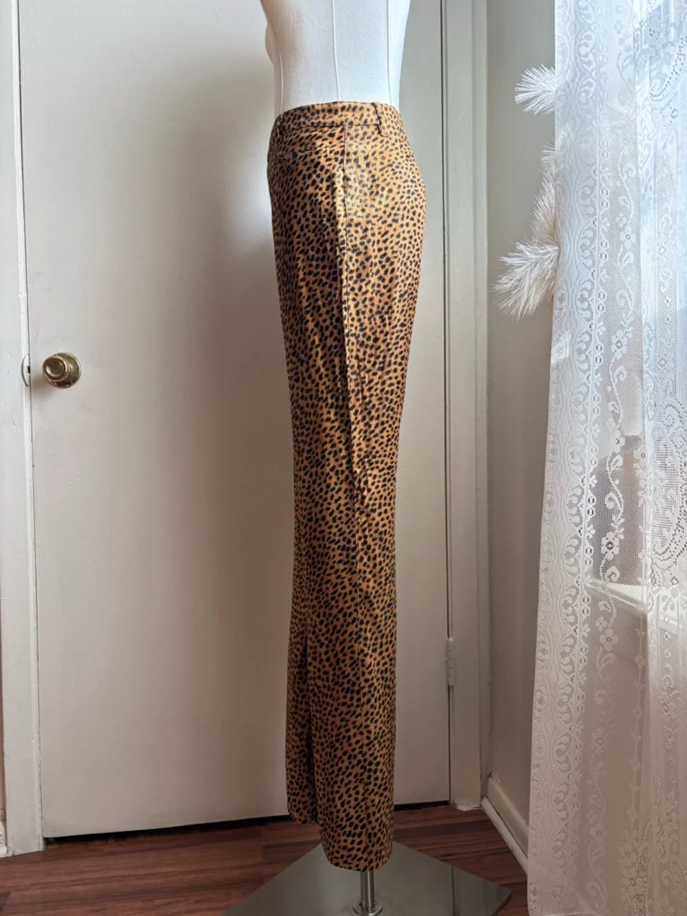 Moschino leopard animal print high rise pants - Picture 3 of 9